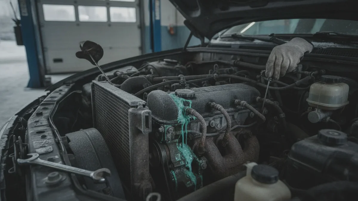Kühlflüssigkeit im Winter vergessen? So zerstörst du langsam aber sicher dein Auto