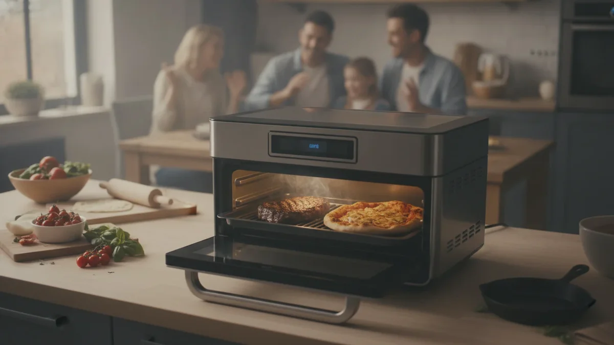 Der Nachfolger deiner Airfryer ist da: Neues Gerät backt Pizza und saftiges Steak