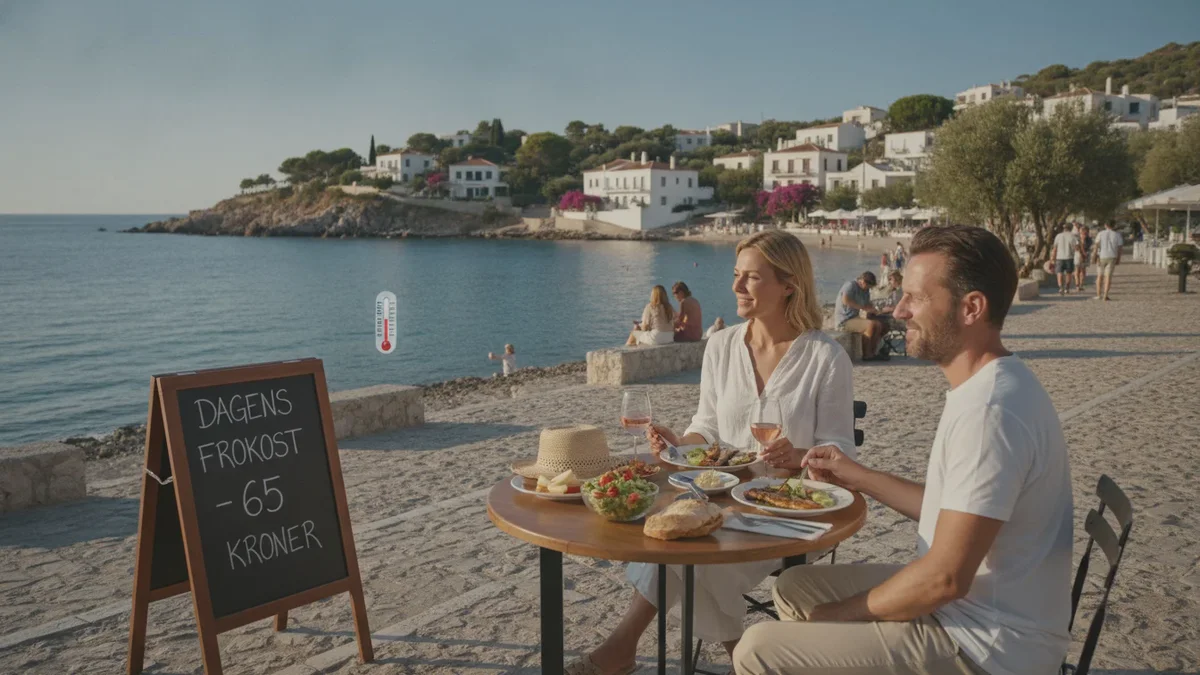 Mittagessen für 65 Kronen und 25 Grad im Meer: Hier genießt du echten Sommer bis weit in den Herbst