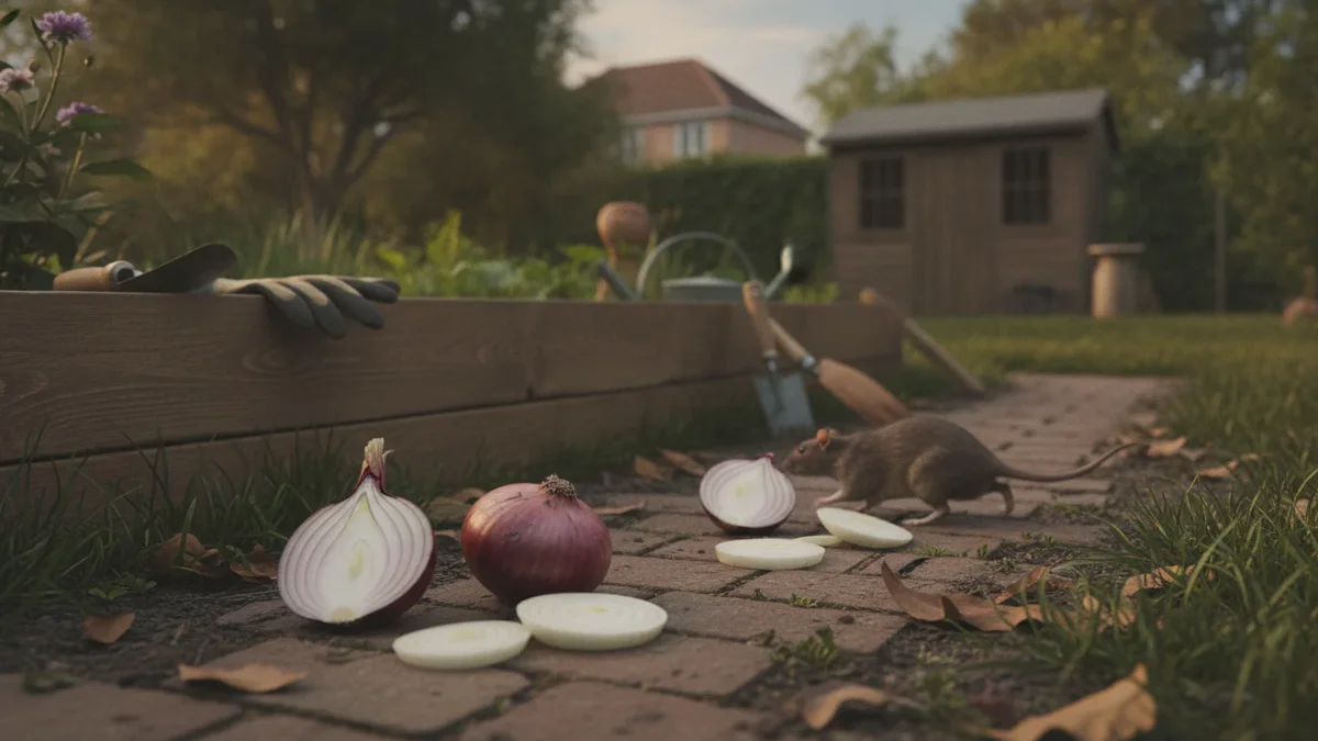 Einfacher Trick mit einer gewöhnlichen Zwiebel hilft dabei, Ratten aus dem Garten zu vertreiben