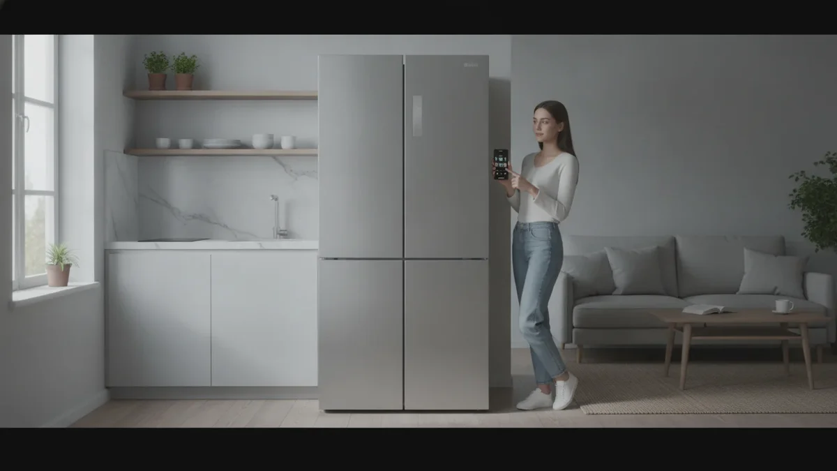 Der Kühlschrank der Zukunft: Vier Türen und Steuerung per Smartphone