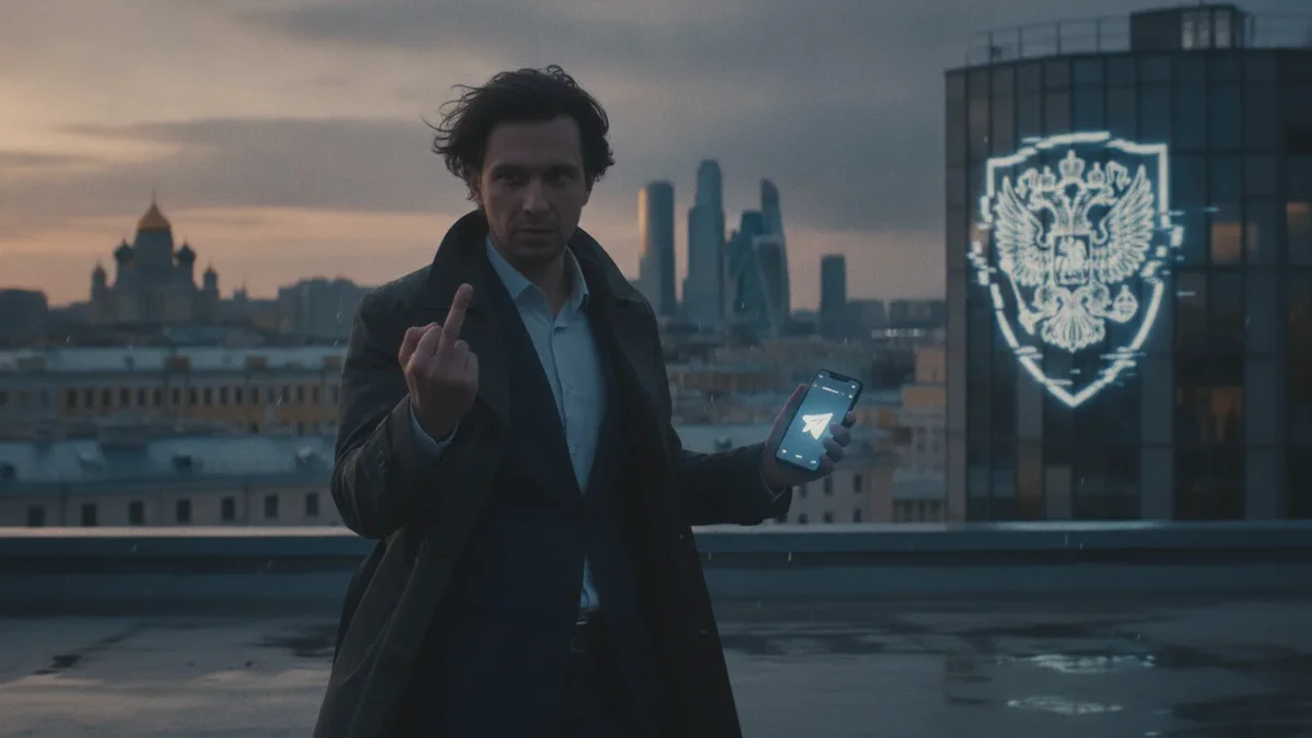 Telegram-Chef zeigt Russland den Mittelfinger nach neuen Terrorvorwürfen