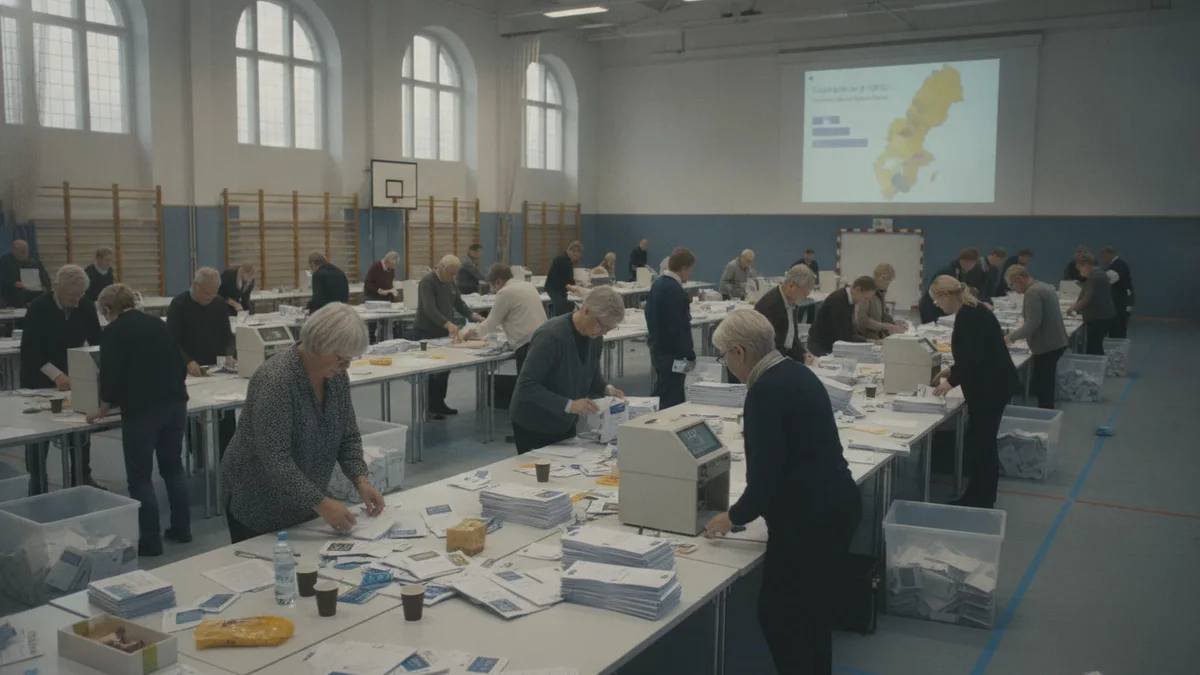 Wahldrama in Schweden: Mittwochsstimmen könnten am Ende alles verändern