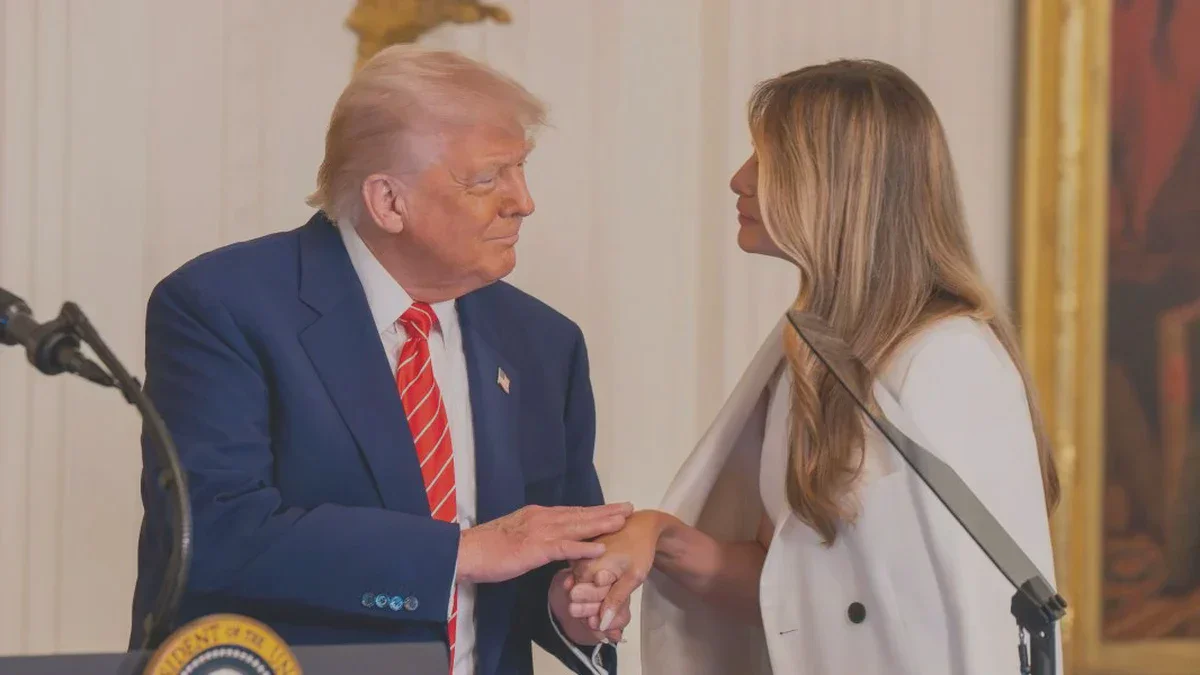 Quelle: Melania Trumpová änderte die Haltung ihres Mannes zu Sanktionen