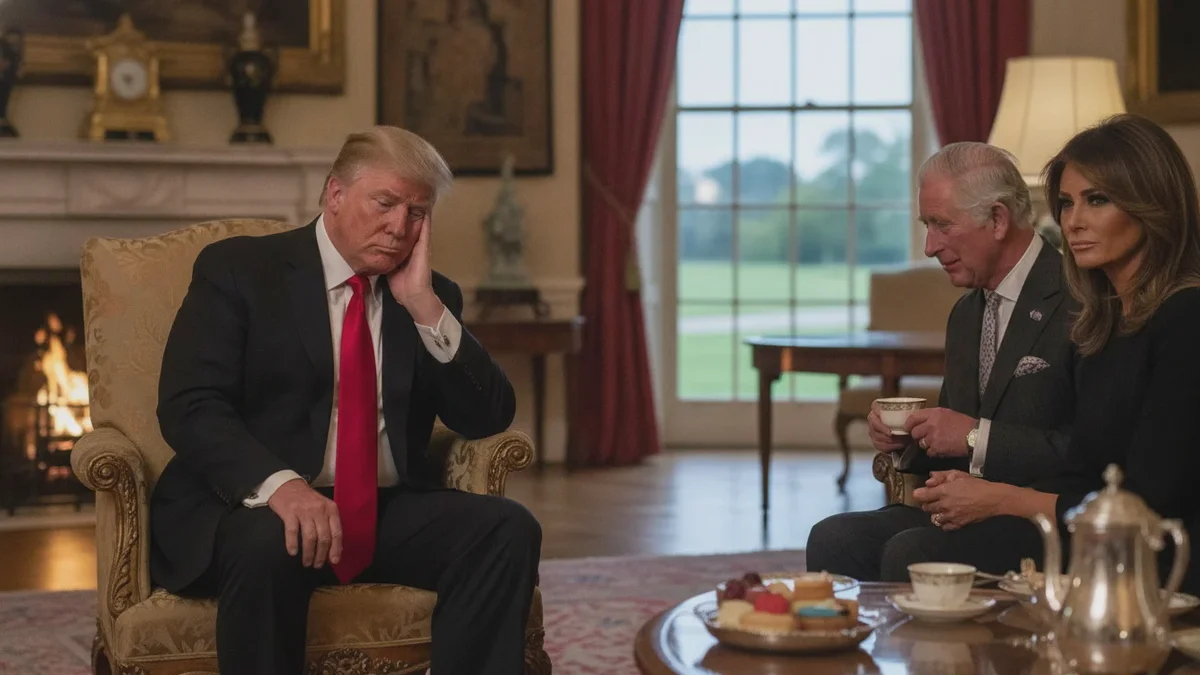 Melania gibt zu: Trump hat sich beim Treffen mit König Charles „schrecklich gelangweilt“